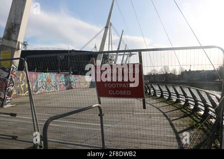 Stade de la Principauté, Cardiff Banque D'Images