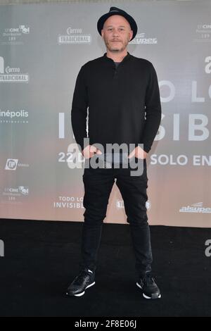 Mexico, Mexique. 13 avril 2021. L'acteur Ari Brickman pose des photos lors d'une conférence de presse pour promouvoir leur dernier film "Todo Lo invisible" à l'hôtel Habita Polanco. (Photo par Eyepix Group/Pacific Press) crédit: Pacific Press Media production Corp./Alay Live News Banque D'Images