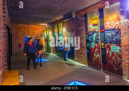 NURNBERG, ALLEMAGNE, 12 AVRIL 2017 : intérieur du centre de documentation de Reichsparteitagsgelände à Nurnberg, Allemagne Banque D'Images