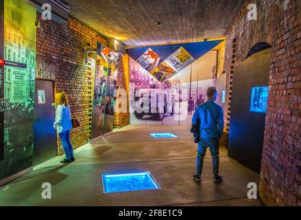 NURNBERG, ALLEMAGNE, 12 AVRIL 2017 : intérieur du centre de documentation de Reichsparteitagsgelände à Nurnberg, Allemagne Banque D'Images