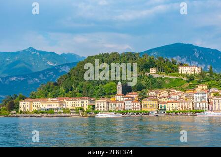 BELLAGIO, ITALIE, 18 JUILLET 2019 : ville de Bellagio et lac de Côme en Italie Banque D'Images