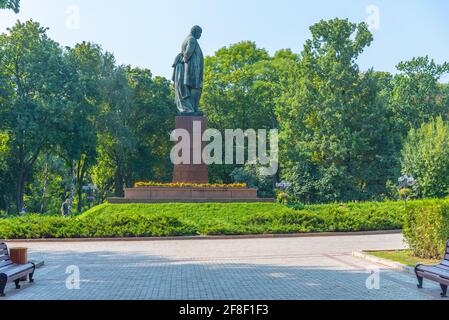 Statue de Tara Shevchenko à Kiev, Ukraine Banque D'Images