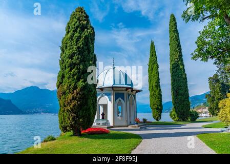 Chiosco Moresco est situé dans le jardin botanique de la Villa Melzi à Bellagio, Italie Banque D'Images