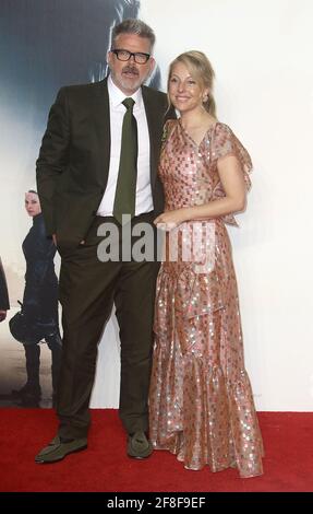 13 juillet 2018 - Christopher McQuarrie et Heather McQuarrie assistent à la première britannique de 'Mission Impossible - Falloutt' au BFI IMAX à Londres, Angleterre, Royaume-Uni Banque D'Images