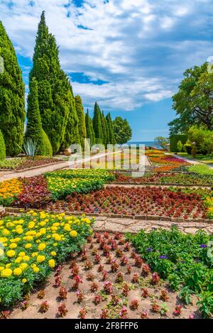 Jardin botanique du palais Balchik en Bulgarie Banque D'Images
