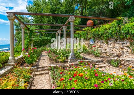 Jardin botanique du palais Balchik en Bulgarie Banque D'Images