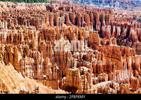 Point d'inspiration dans le parc national de Bryce Canyon. Utah États-Unis Banque D'Images