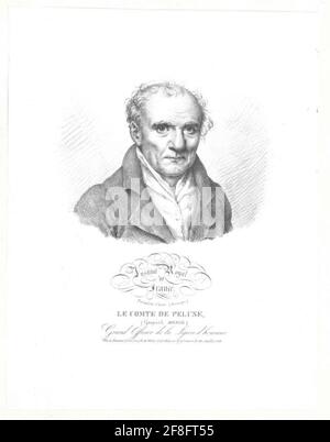 Monge, comte peluses, gaspard. Banque D'Images