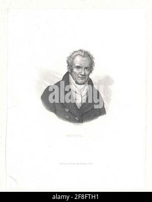 Monge, comte peluses, gaspard. Banque D'Images