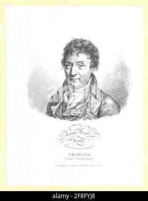 Charles, Jacques Alexandre César. Banque D'Images