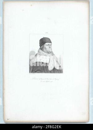 René I, duc d'Anjou, roi du Titular de Naples et de Jérusalem. Banque D'Images