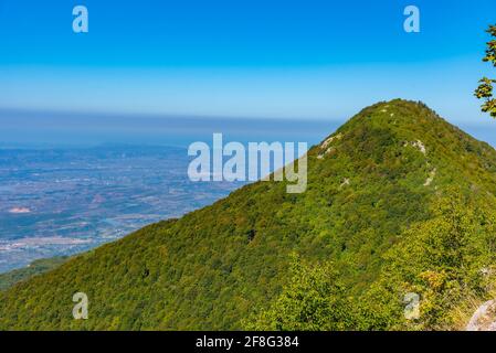 Mont Tujanit au parc national de Dajti en Albanie Banque D'Images