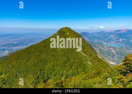 Mont Tujanit au parc national de Dajti en Albanie Banque D'Images