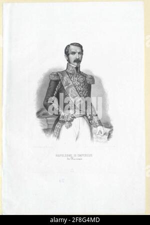 Napoléon III Empereur des Français. Banque D'Images