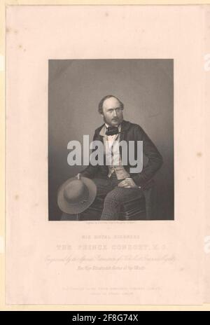 Albert, Prince Consort du duc d'Angleterre à Saxe Prince de Sachsen-Coburg-Gotha. Banque D'Images