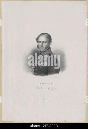 Leopold I, roi des Belges. Banque D'Images