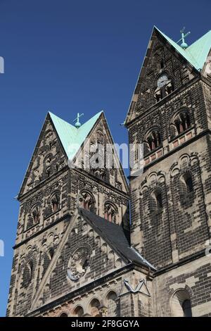 Krefeld en Allemagne. Église catholique Saint-Joseph (St. Josef) dans le district de Stadtmitte. Banque D'Images