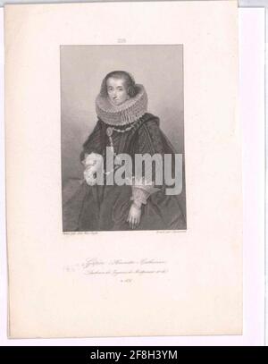 Joyeuse, Joyeur Duchess, Henriette Catherine de. Banque D'Images