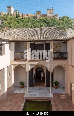 Casa de Zafra dans la ville espagnole de Grenade Banque D'Images