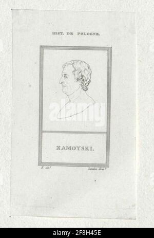 Zamoyski, Jan Savius . Banque D'Images