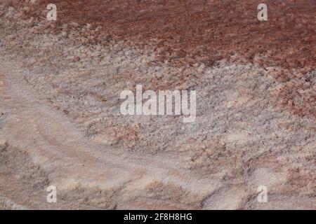 Le Salinas de Janubio, plus la production de sel, salines, plante des îles canaries, près de Yaiza, Lanzarote, ESPAGNE Banque D'Images