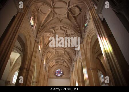 Espagne, Andalousie, Vejer de la frontera, village blanc dans la province de Cadix, église Iglesia Divino Salvador, intérieur Banque D'Images