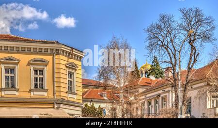Sofia, Bulgarie - avril 2021 : Cityscape au printemps, HDR image Banque D'Images