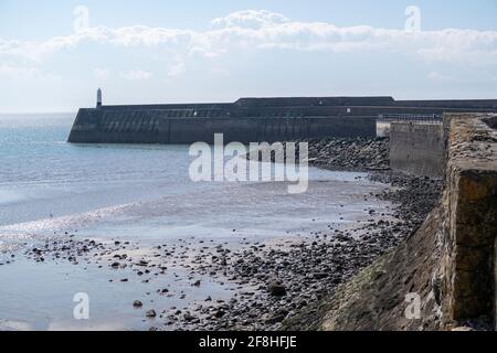 Porthcawl Breakwater Porthcawl Banque D'Images