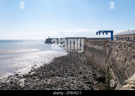 Porthcawl Breakwater Porthcawl Banque D'Images