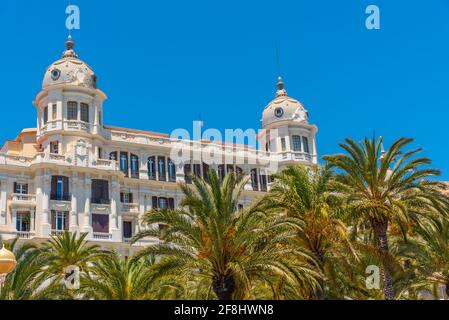 Casa Carbonell dans la ville espagnole d'Alicante Banque D'Images