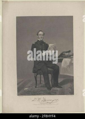 Farragut, David Glasgow . Banque D'Images