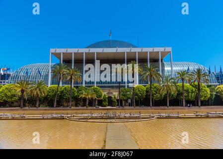 Salle de concert Palau de la Musica Valenciana à Valence, Espagne Banque D'Images