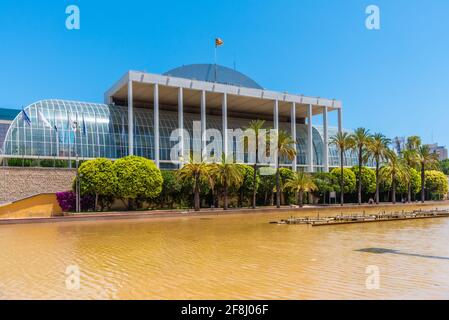 Salle de concert Palau de la Musica Valenciana à Valence, Espagne Banque D'Images