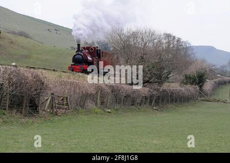 'Talyllyn' à l'ouest de la gare de Brynglas. Banque D'Images