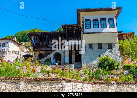 BERAT, ALBANIE, 27 SEPTEMBRE 2019 : musée ethnographique de Berat, Albanie Banque D'Images