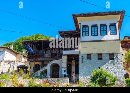 BERAT, ALBANIE, 27 SEPTEMBRE 2019 : musée ethnographique de Berat, Albanie Banque D'Images