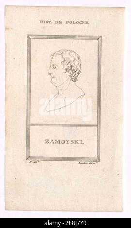 Zamoyski, Jan Savius . Banque D'Images