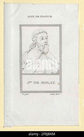 Molay, Jacques de. Banque D'Images