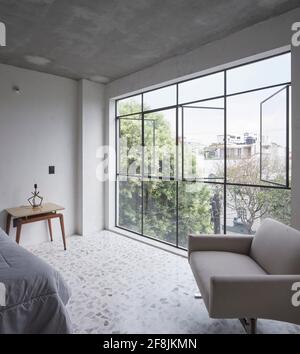 Intérieur de l'appartement. CÓRDOBA 223, Mexico, Mexique. Architecte: BAAQ , 2019. Banque D'Images