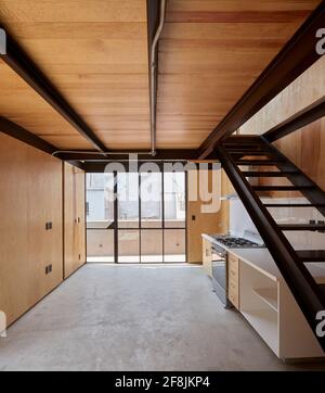 Intérieur de l'appartement. CÓRDOBA 223, Mexico, Mexique. Architecte: BAAQ , 2019. Banque D'Images