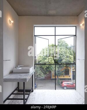 Intérieur de l'appartement. CÓRDOBA 223, Mexico, Mexique. Architecte: BAAQ , 2019. Banque D'Images