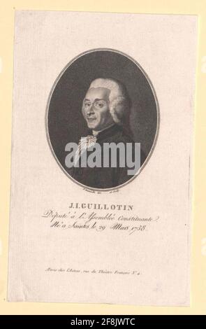 Guillotin, Joseph Ignace . Banque D'Images