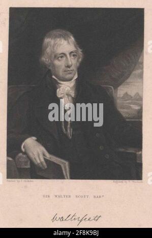 Scott, sir Walter . Banque D'Images