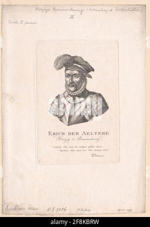 Erich I, duc de Braunschweig-Calenberg. Banque D'Images