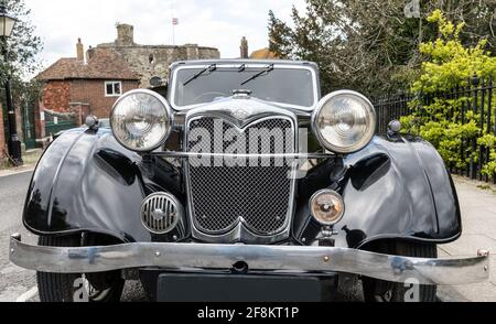 Un coupé Riley 1937 Londres Banque D'Images