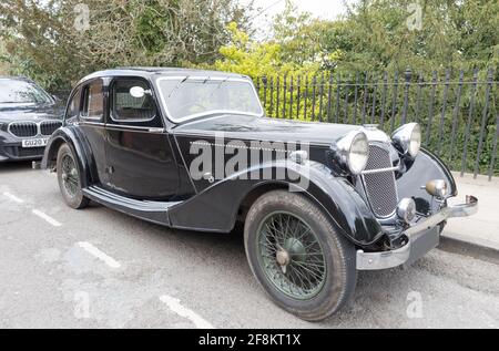 Un coupé Riley 1937 Londres Banque D'Images