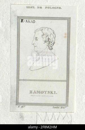 Zamoyski, Jan Savius . Banque D'Images