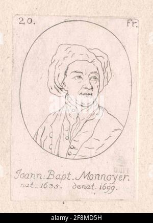 Monnoyer, Jean-Baptiste . Banque D'Images