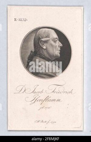 Isenflamm, Jakob Friedrich Eraser: Bock, Christoph Wilhelm Banque D'Images