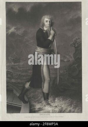 Desaix de Veygoux, Louis Verleger: Potrelle, Jean Louiszeichner: Ledru, Hilairestecher: Coqueret, Pierre Charles Banque D'Images